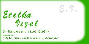 etelka vizel business card